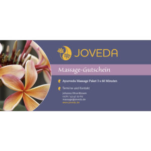 Ayurveda Massage Paket 3 x 60 Minuten