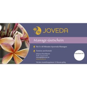 Ayurveda Massage Paket 3 x 60 Minuten